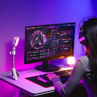 LED VLOG gaisma - Ulanzi U60 RGB Pocket light with U mount White L026GBW1 - perc šodien veikalā un ar piegādi