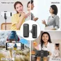 Bezvadu piespraužamie mikrofoni - Ulanzi J11 Wireless Lavalier Microphone System Type C 3134 - perc šodien Master Foto veikalā un ar piegādi
