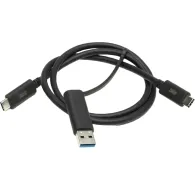 Cables - OWC USB-C TO C & A WITH TETHERED USB-A ADAPTER 0.6 METER OWCTCCBLCA0.6M - quick order from manufacturerCables - OWC USB-C TO C & A WITH TETHERED USB-A ADAPTER 0.6 METER OWCTCCBLCA0.6M - quick order from manufacturer