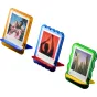 Polaroid Coloured Acrylic Photo Frames 3 Pack - Яркие акриловые рамки оранжевого, синего и зеленого цветов с уникальными дизайнами для демонстрации Polaroid-фото