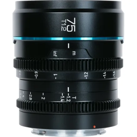 SIRUI CINE LENS NIGHTWALKER S35 75MM T1.2 X-MOUNT BLACK MS75X-B