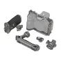 SmallRig HawkLock Advanced Cage Kit for Sony Alpha a7 V with top handle, quick‑release plate and mounting hardware, featuring the cage installed on the camera and components laid out.