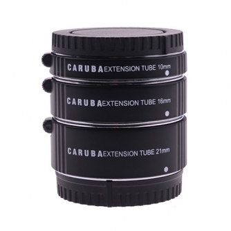 Macro Photography - Caruba Extension Tube set Nikon Chroom ETS NFC - quick order from manufacturer