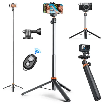 K&F Concept 2-in-1 Selfie Tripod with Phone Holder