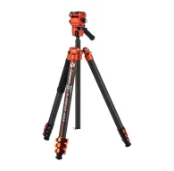 Video Tripods - Fotopro X-Airfly Max Video tripod - orange - quick order from manufacturerVideo Tripods - Fotopro X-Airfly Max Video tripod - orange - quick order from manufacturer