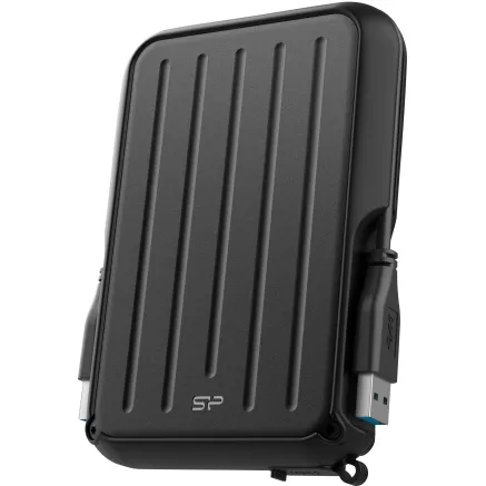 Silicon Power external hard drive 4TB Armor A66, black SP040TBPHD66LS3K