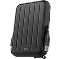 External Hard Drives HDD & SSD - Silicon Power external hard drive 4TB Armor A66, black SP040TBPHD66LS3K - quick order from manufacturerExternal Hard Drives HDD & SSD - Silicon Power external hard drive 4TB Armor A66, black SP040TBPHD66LS3K - quick order from manufacturer