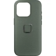 Discontinued - Peak Design case Apple iPhone 15 Pro Mobile Everyday Fabric Case, sage M-MC-BK-SG-2Discontinued - Peak Design case Apple iPhone 15 Pro Mobile Everyday Fabric Case, sage M-MC-BK-SG-2
