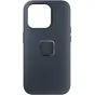 Peak Design Midnight Fabric Case for Apple iPhone 15 Pro with SlimLink™ magnetic attachment point