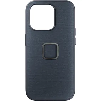 Peak Design Midnight Fabric Case for Apple iPhone 15 Pro with SlimLink™ magnetic attachment point