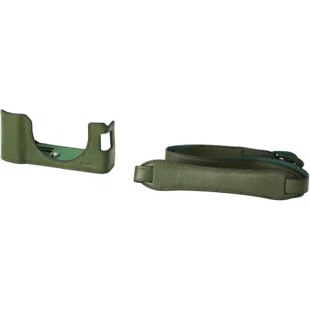 SMALLRIG 4701 LEATHER HALF CASE KIT FOR FUJIFILM X100VI (GREEN) 4701