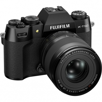 Bezspoguļa kameras - Fujifilm X-T50 APS-C 40MP X-Trans Black mirrorless camera - ātri pasūtīt no ražotāja Profesionāļu labākā izvēle