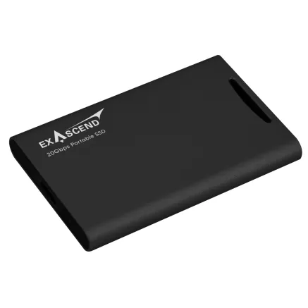 Exascend Element Portable SSD USB Type C 20Gb/s Black 2TB EXU2S3M02TP0B