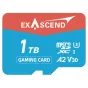 Серия карт памяти Exascend UHS-I microSD 1TB Gaming EX1TUSDU1-NS