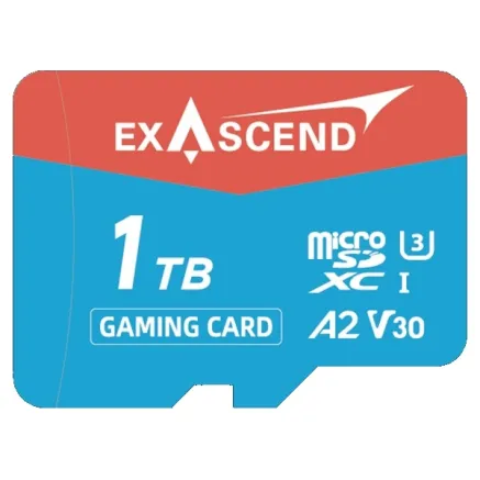 Серия карт памяти Exascend UHS-I microSD 1TB Gaming EX1TUSDU1-NS