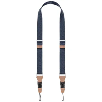 Kameru siksniņas - K&F Camera neck strap32mm blue condensed polymer material webbing, 4 aluminum alloy square buckles KF13.115V2 - ātri pasūtīt no ražotāja