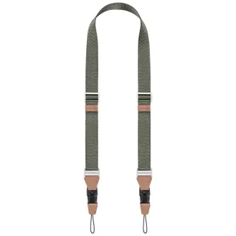 Kameru siksniņas - K&F Camera neck strap32mm green condensed polymer material webbing, 4 aluminum alloy square buckle KF13.115V3 - ātri pasūtīt no ražotāja