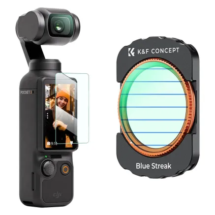 K&F DJI Osmo Pocket 3 Magnetic Blue Streak Filter KF01.2615