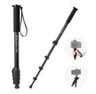 Моноподы - K&F Portable aluminum alloy monopod, 23mm diameter, 5 sections, 63 inches, with anti-lost rope KF09.138 - быстрый закМоноподы - K&F Portable aluminum alloy monopod, 23mm diameter, 5 sections, 63 inches, with anti-lost rope KF09.138 - быстрый зак