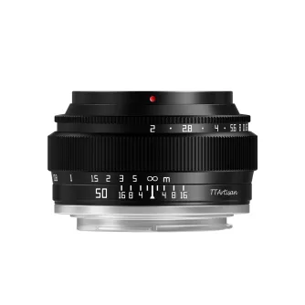 Mirrorless Lenses - TTArtisan 50mm F2 Fuji X mount Black F5020-B-X - quick order from manufacturer