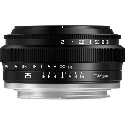 TTArtisan APS-C 25mm F2 M43 Lens for M43 Cameras C2520-B-M43