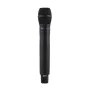 Беспроводная микрофонная система Shure QLXD24/KSM9-H51 с головкой KSM9, портом USB-C для зарядки и элегантным дизайном.