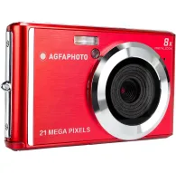 Компактная цифровая камера AgfaPhoto DC5200R ярко-красного цвета с 21 мегапикселем и 8-кратным цифровым зумомКомпактная цифровая камера AgfaPhoto DC5200R ярко-красного цвета с 21 мегапикселем и 8-кратным цифровым зумом