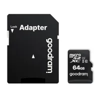 Memory Cards - Memory card Goodram microSD 64GB (M1AA-0640R12) M1AA-0640R12 - quick order from manufacturerMemory Cards - Memory card Goodram microSD 64GB (M1AA-0640R12) M1AA-0640R12 - quick order from manufacturer