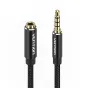 Аудио кабели, адаптеры - Cable Audio TRRS 3.5mm Male to 3.5mm Female Vention BHCBI 3m Black BHCBI - быстрый заказ от производите