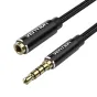 Аудио кабели, адаптеры - Cable Audio TRRS 3.5mm Male to 3.5mm Female Vention BHCBI 3m Black BHCBI - быстрый заказ от производите