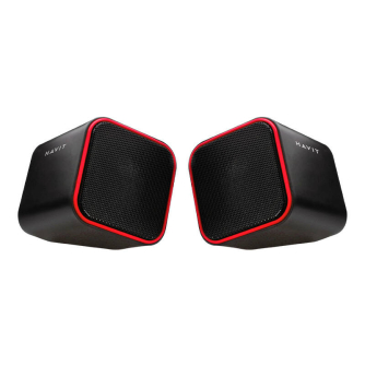 Discontinued - Havit HV-SK473-BR USB 2.0 speaker (Black-Red) HV-SK473-BR