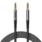 Audio vadi, adapteri - Joyroom SY-A09 AUX cable 3.5mm mini jack to 3.5mm mini jack, braided, 1.2m (black) SY-A08 - ātri pasūtīt no ražotāja