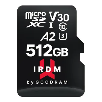 Карты памяти - Карта памяти Goodram microSD IRDM 512GB UHS-I U3 IR-M2AA-5120R12 - быстрый заказ от производителя