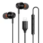 Vairs neražo - Wired earphones Mcdodo HP-3480, lightning (black) HP-3480