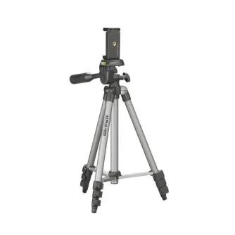 Штатив Cullmann Alpha 1000 с держателем для смартфона, алюминиевыми ногами, трехнаправленной головкой и резиновыми ножками для устойчивой съемки и видеосъемки