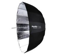 Phottix Premio 120 серебряный отражающий зонт с белым диффузором для портретной фотографииPhottix Premio 120 серебряный отражающий зонт с белым диффузором для портретной фотографии
