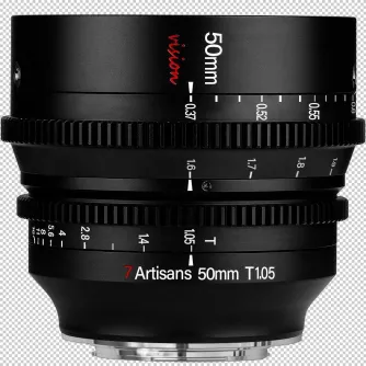 CINEMA objektīvi - 7Artisans Vision 50mm T1.05 Sony E - ātri pasūtīt no ražotāja