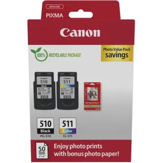 Картриджи - Чернильный картридж Canon PG-510/CL-511 Value Pack 2970B017 - быстрый заказ от производителя