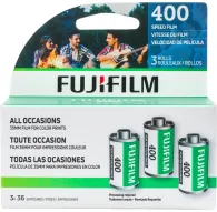 Fujifilm 400 цветная негативная пленка 35 мм, 3 рулона, ISO 400, процесс C-41, яркие цвета, мелкая зернистостьFujifilm 400 цветная негативная пленка 35 мм, 3 рулона, ISO 400, процесс C-41, яркие цвета, мелкая зернистость