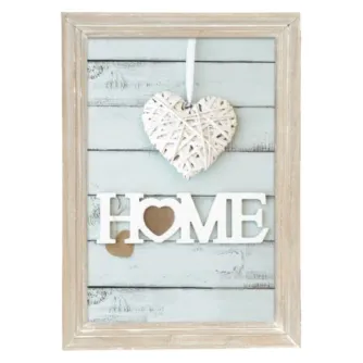 Фоторамка Zep T15568 Vintage Natural с сердечной декорацией и надписью 'HOME'
