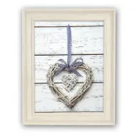 Discontinued - Zep Photo Frame U368W Vintage Resia White 15x20 cmDiscontinued - Zep Photo Frame U368W Vintage Resia White 15x20 cm