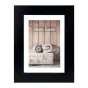 Фоторамка Zep Italia Zep Photo Frame V21641 Nelson 1 Black 40x60 см с винтажным чемоданом и аналоговыми часами