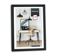 Zep Photo Frame KB19 Black 60x80 см - стильная черная рамка с дизайном пальмового листа, идеально подходящая для современных интерьеровZep Photo Frame KB19 Black 60x80 см - стильная черная рамка с дизайном пальмового листа, идеально подходящая для современных интерьеров