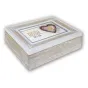 Zep EZ599 Zacapa Box 15x20 см деревянный фоторамка с винтажным белым и натуральным деревянным покрытием, сердечной выемкой и размерами 24x19x6.5 см.
