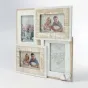 Zep WW435 Molveno 4x10x15(35x35) см винтажный деревянный фоторамка с 3D сердечной декорацией и множественным отображением фотографий
