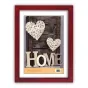 Zep M6563 деревянный фоторамка 15x20 см с сердечками и буквой 'HOME' - стильный подарок для любителей фотографии