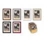 Zep M6565 Wood Frame 30x40 см Ассорти 6 штук - Многоцветные рамки для фото с дизайном 'Дом', идеальны для подарков фотографам.
