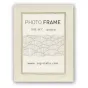 Фотофрейм Zep CC168 Tamigi White 15x20 см с деревянной текстурой и узором листьев, подходит для фото 5x7"