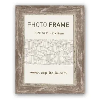 Фотофрейм Zep CC423 Tamigi Brown 20x30 см с текстурированной отделкой и декоративным узором, идеален для оформления интерьера.