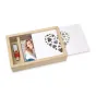 Фоторамка Zep CZ1246 Love Box с вырезом в форме сердца, USB флешкой и напечатанной фотографией женщины.